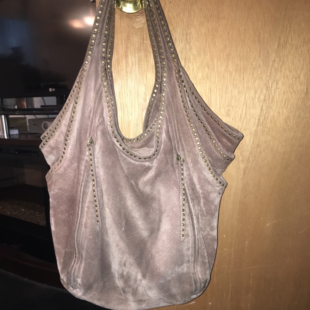 Brown suede Kooba bag